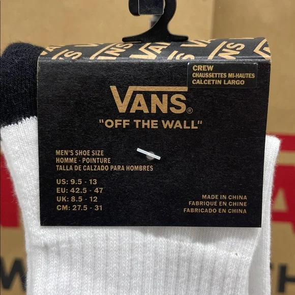 VANS "Off The Wall" Crew socks 
Vans socks (1 pair) Have a good time logo - Picture 2 of 16